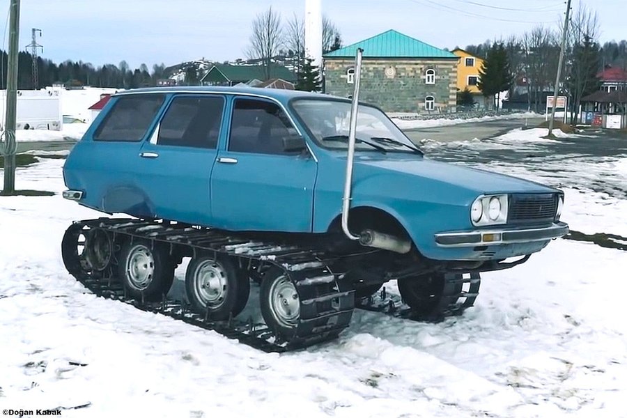 Türkische Renault-Schneekatze
