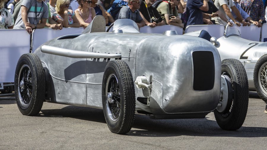 Mercedes-Benz built a replica of a 1932 SSKL known as the first 'Silver Arrow'