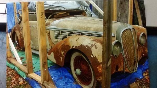 One-of-a-Kind 1939 Delahaye 135M Cabriolet Found in Shipping Container in FL