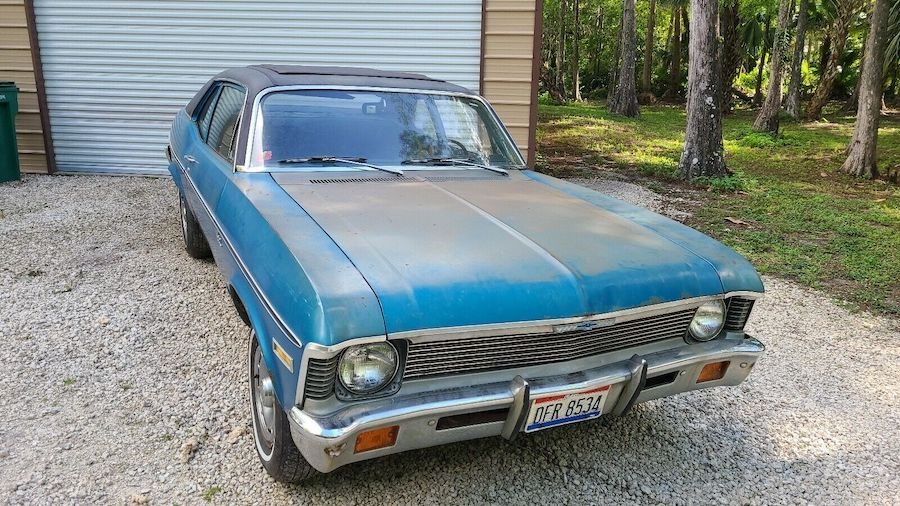 Super-Rare 1972 Chevrolet Nova Flaunts a Sky Roof, Just 31,000 Miles