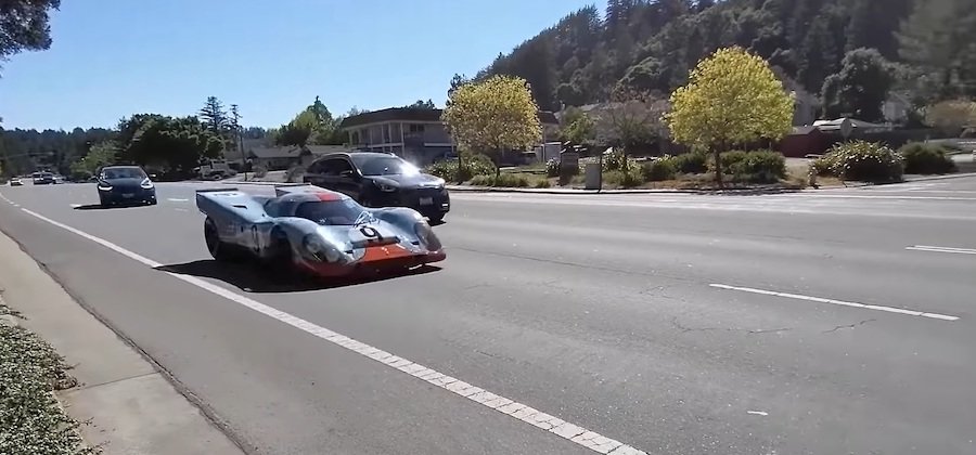 Yes, This Is a 1969 Porsche 917 K Being Driven on the Public Roads of California