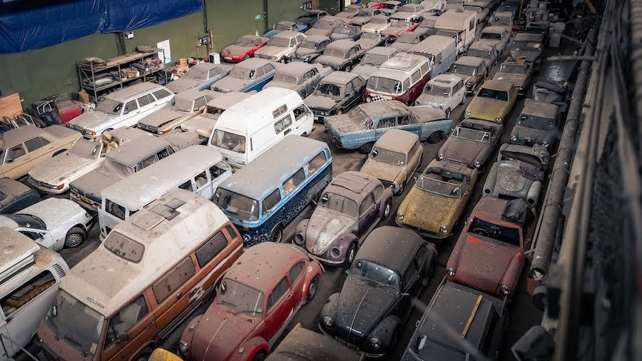 Be Amazed By This Massive Barn Find Of 175 Classic Cars In London