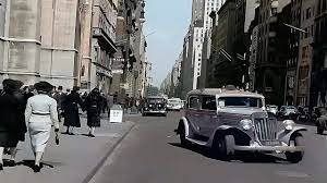 New York 1930 in colour