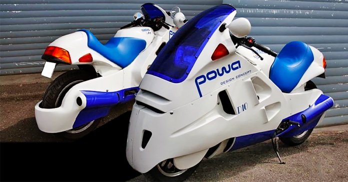 Yamaha FZ750 Moko Powa D10, a rara moto futurista