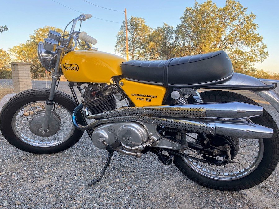 This 1969 Norton Commando 750S Is Restored and Ready to Scramble, Looks Great in Yellow